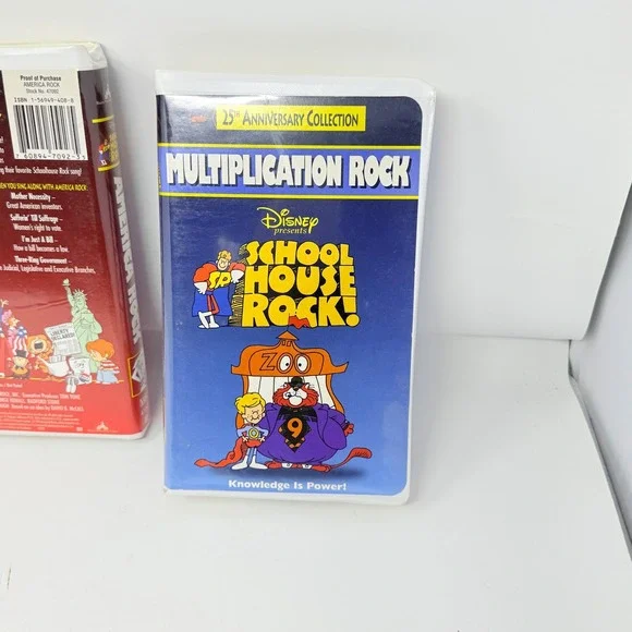 Schoolhouse‎ Rock 25th Anniversary Collection VHS Grammar America Multiplication - Picture 6 of 8